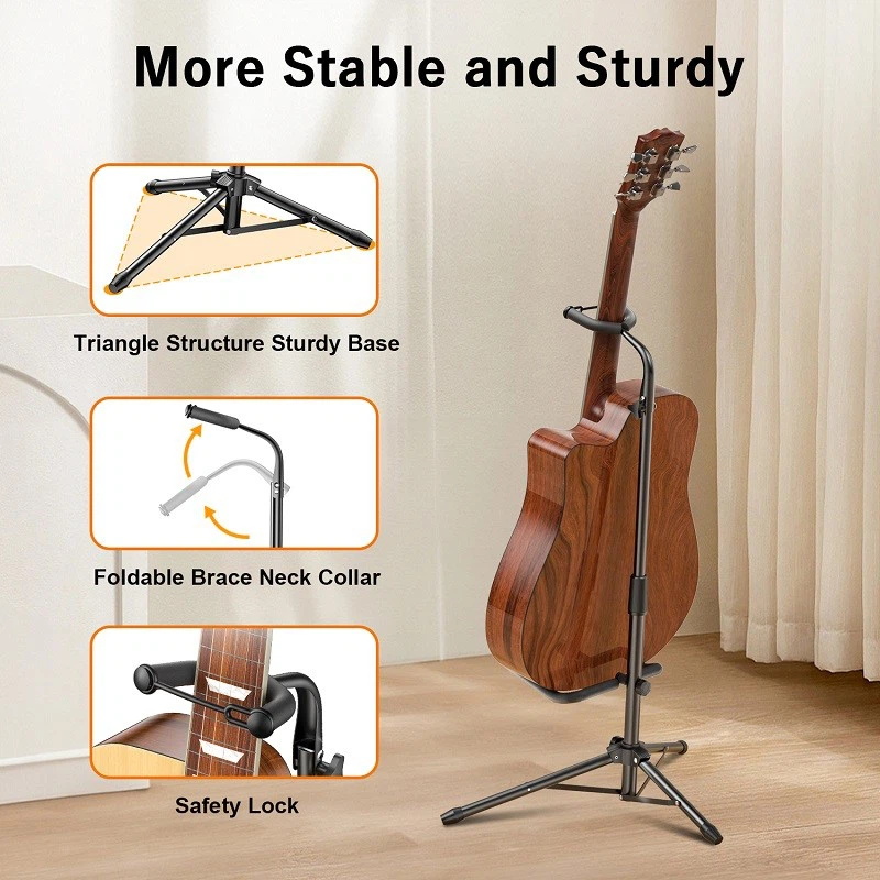 Folding Metal Guitar Stand