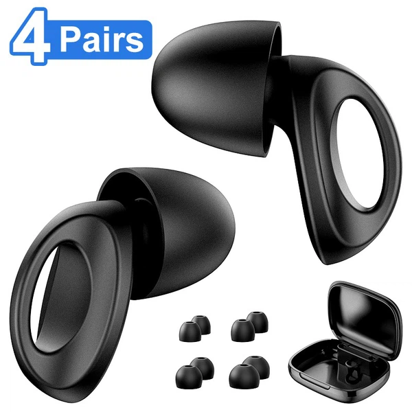 4 Pairs of Noise Reducing Ear Plugs 4 Pairs of Noise Reducing Ear Plugs